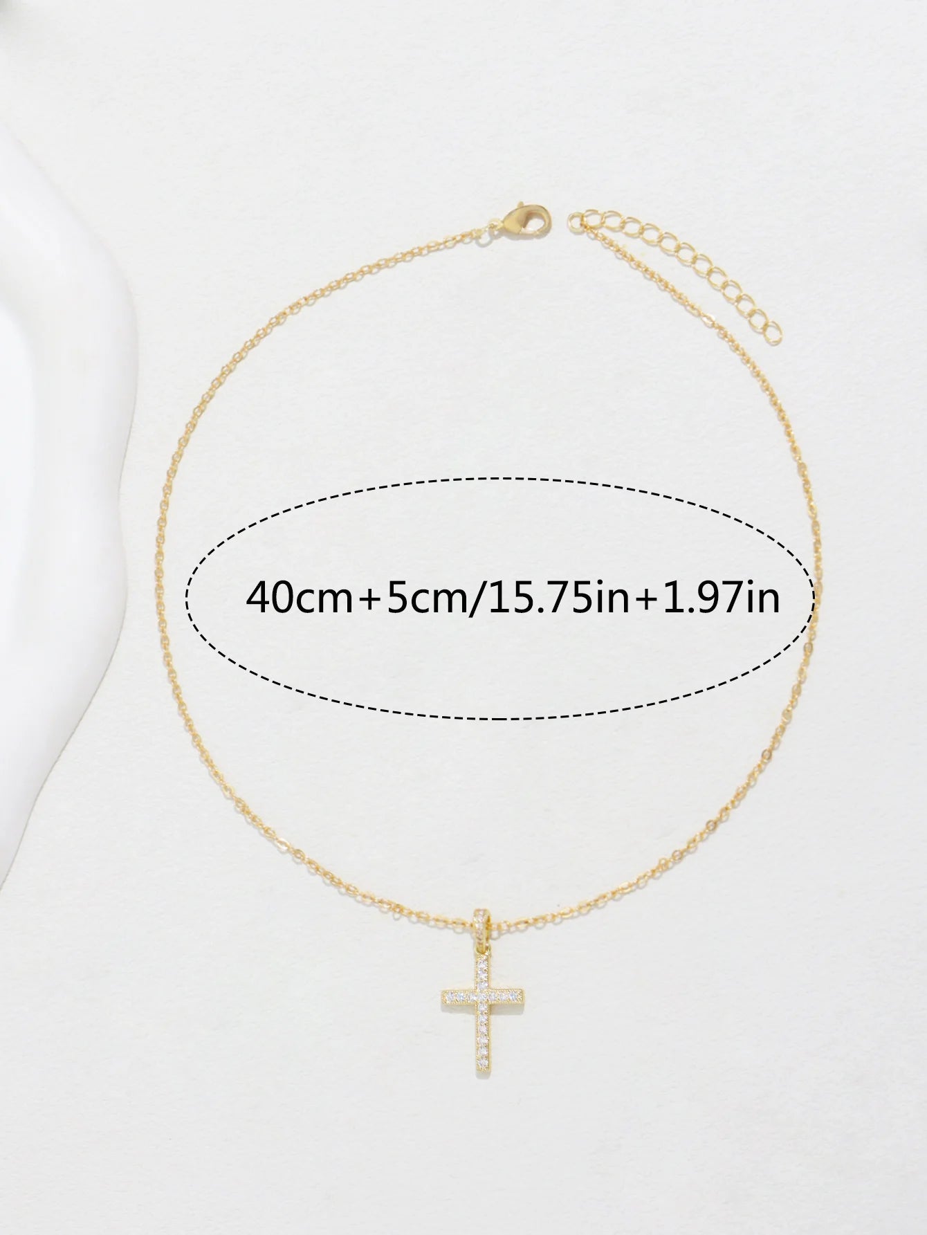 Crystal Cross Necklace