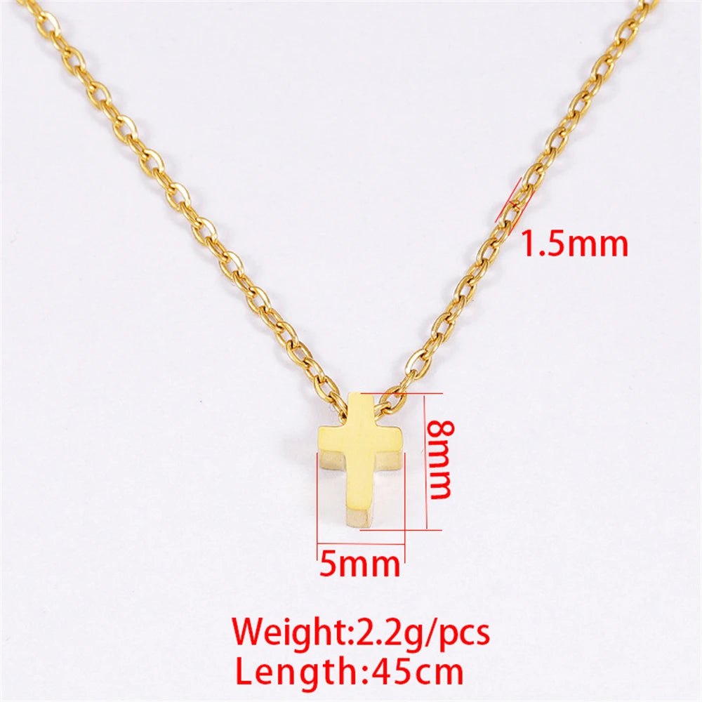 Tiny Cross Necklace