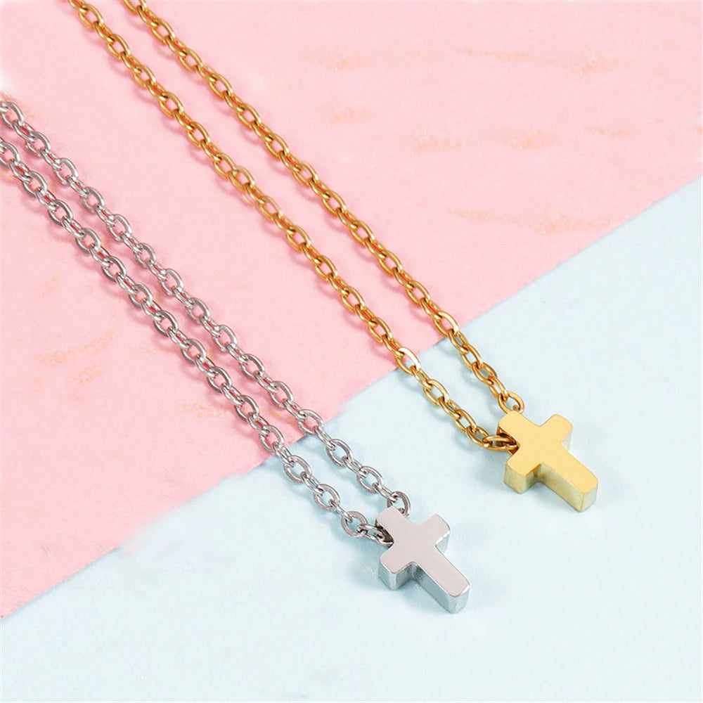 Tiny Cross Necklace