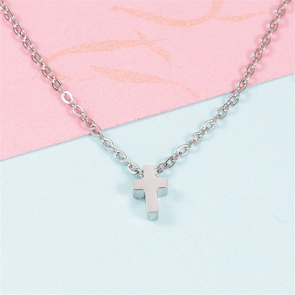 Tiny Cross Necklace