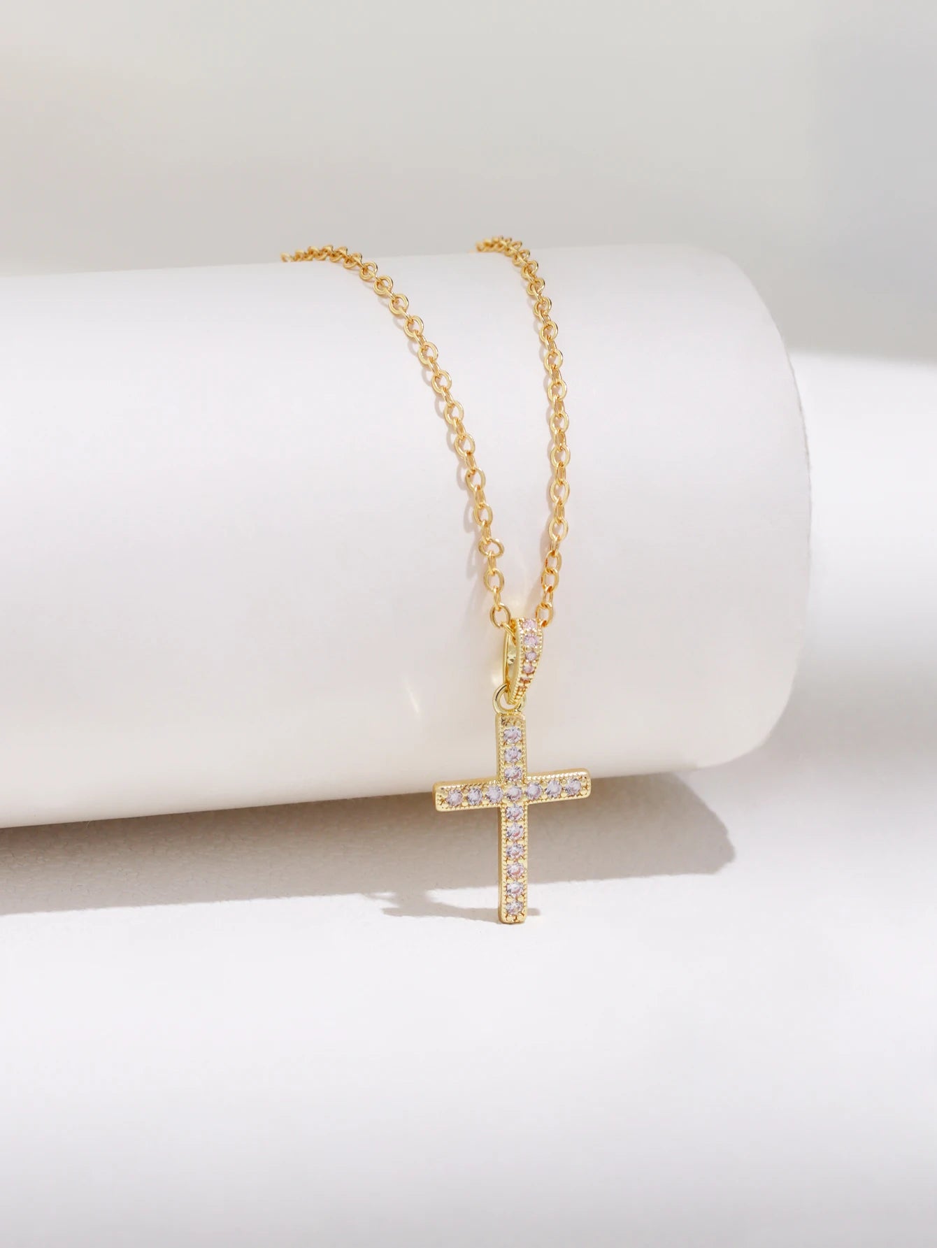 Crystal Cross Necklace