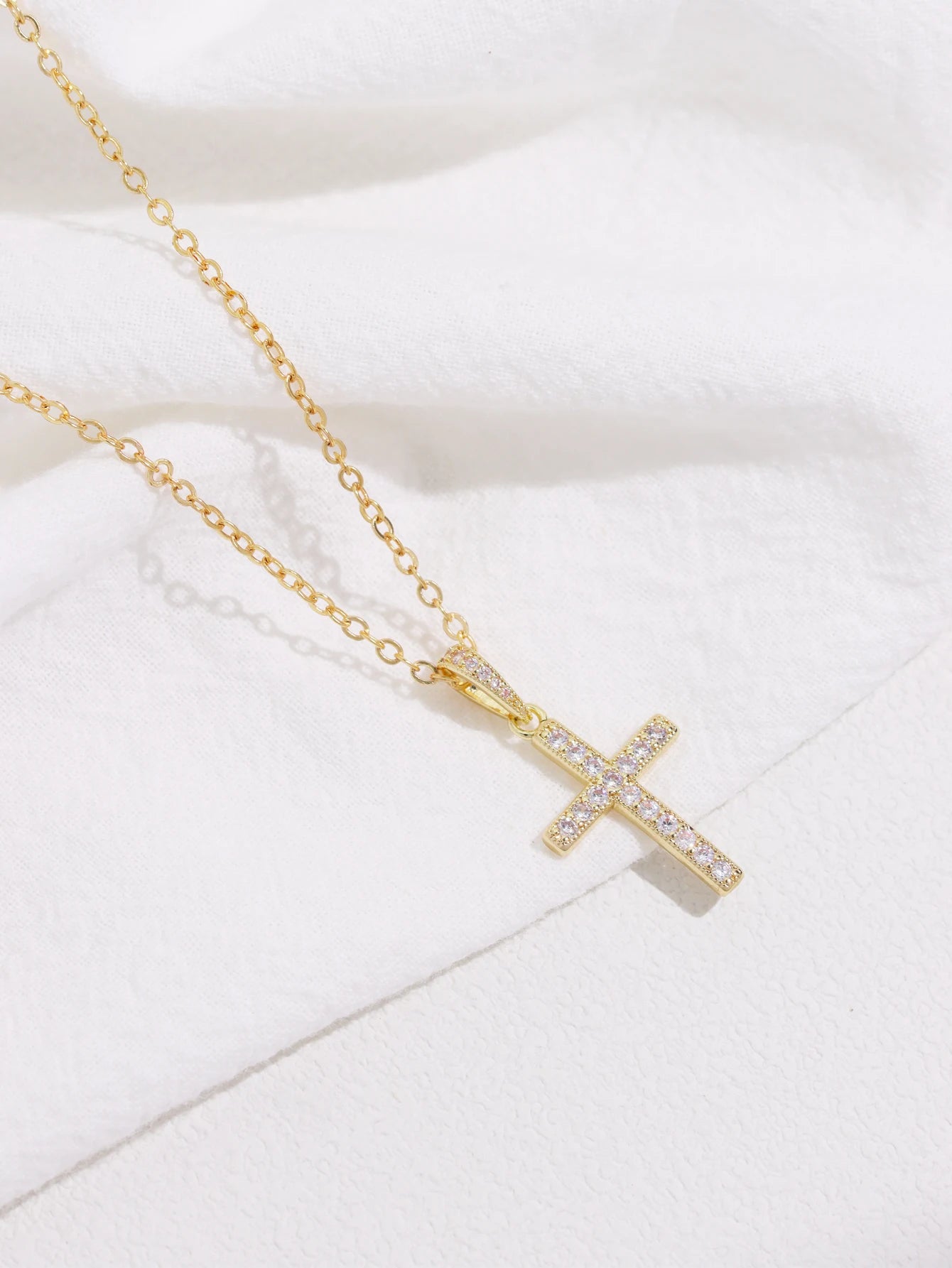 Crystal Cross Necklace