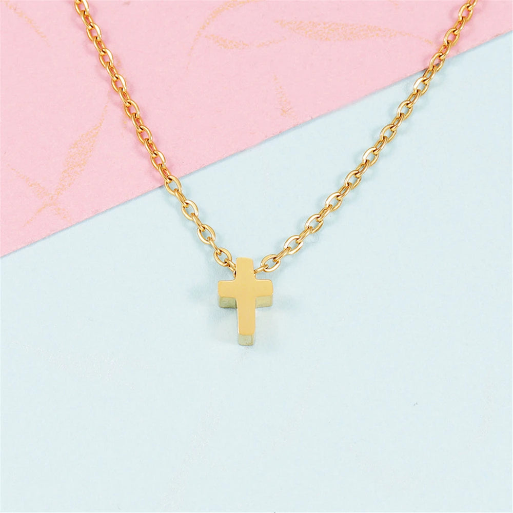 Tiny Cross Necklace