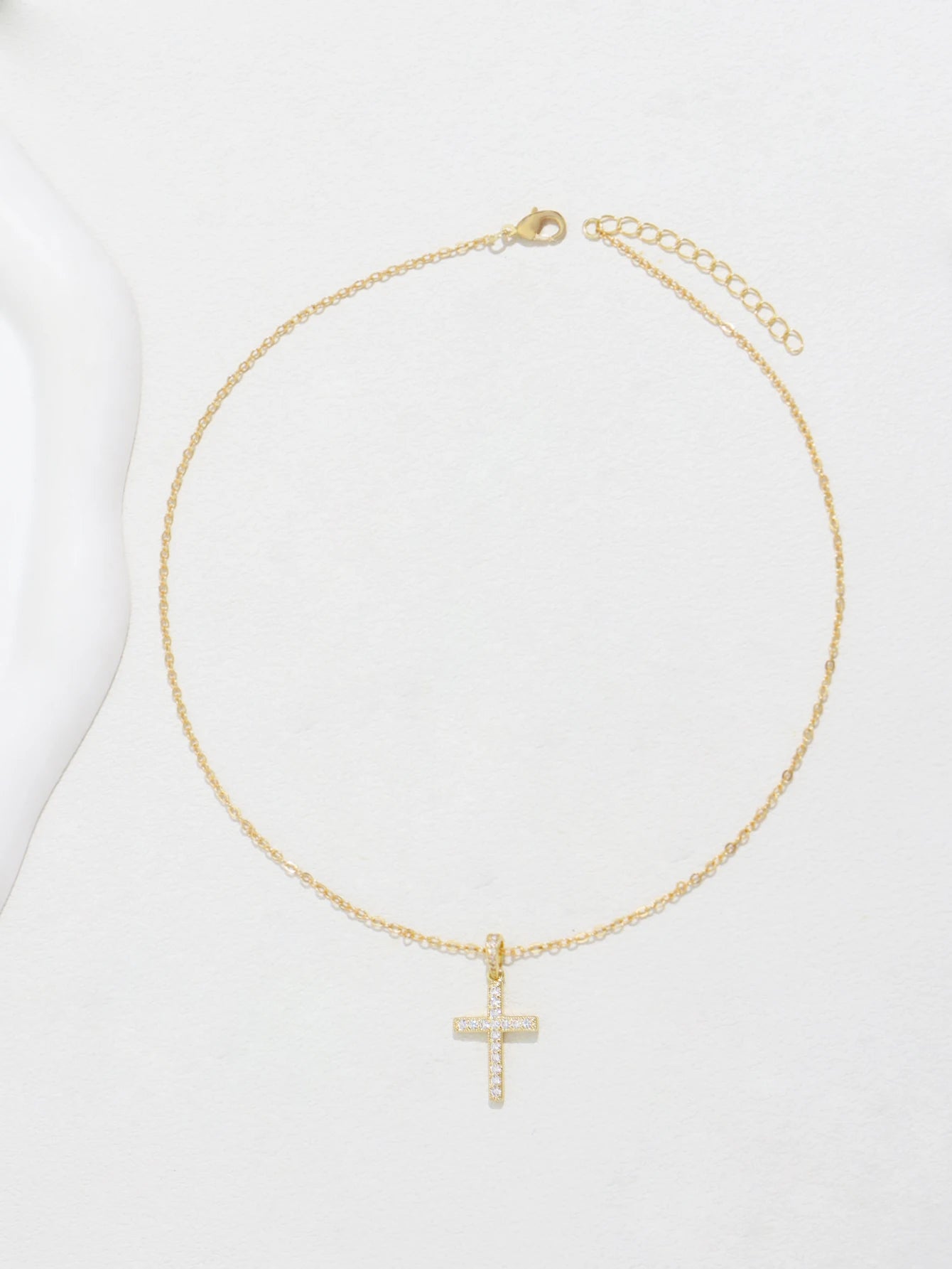 Crystal Cross Necklace