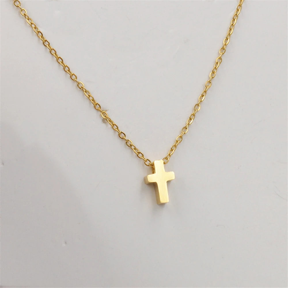 Tiny Cross Necklace