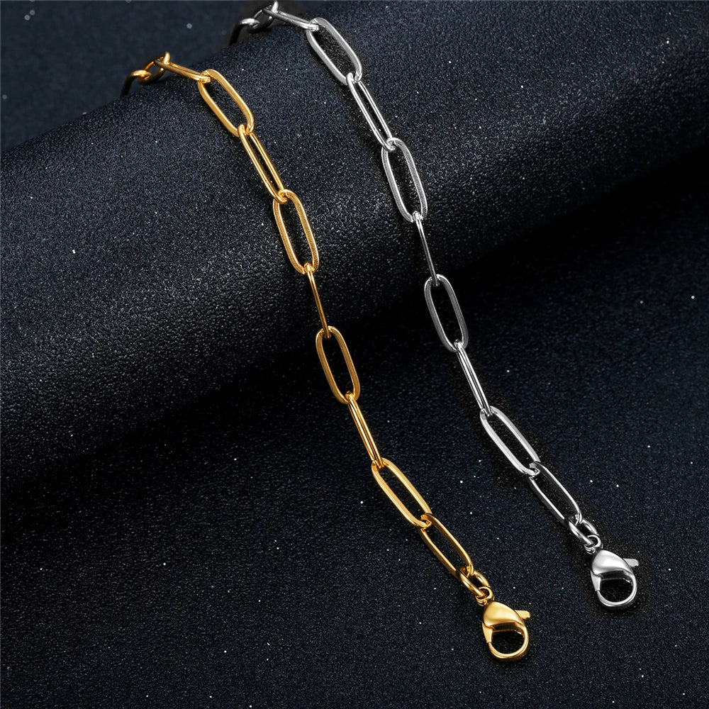 Paperclip Chain Bracelet